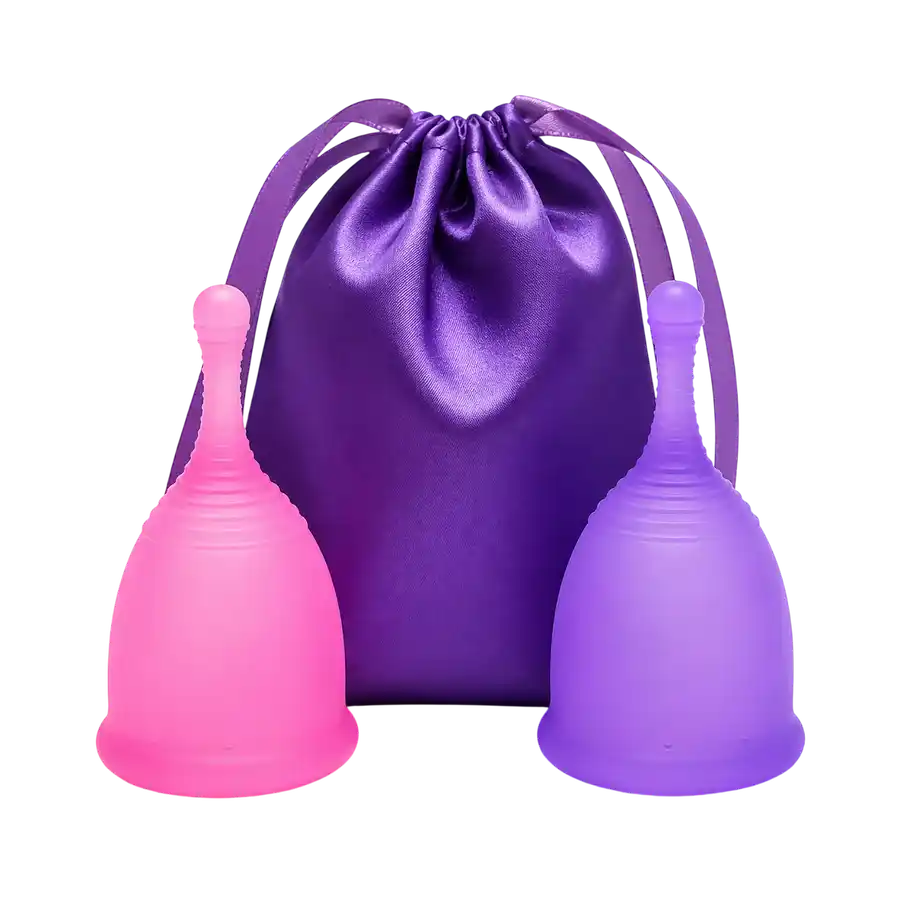 CarePlusFem cup with satin pouch