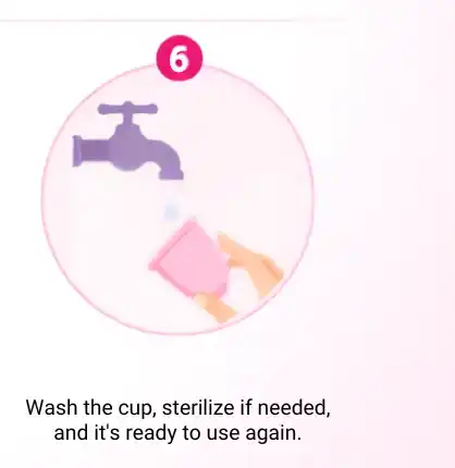 Step 6: Reuse after washing